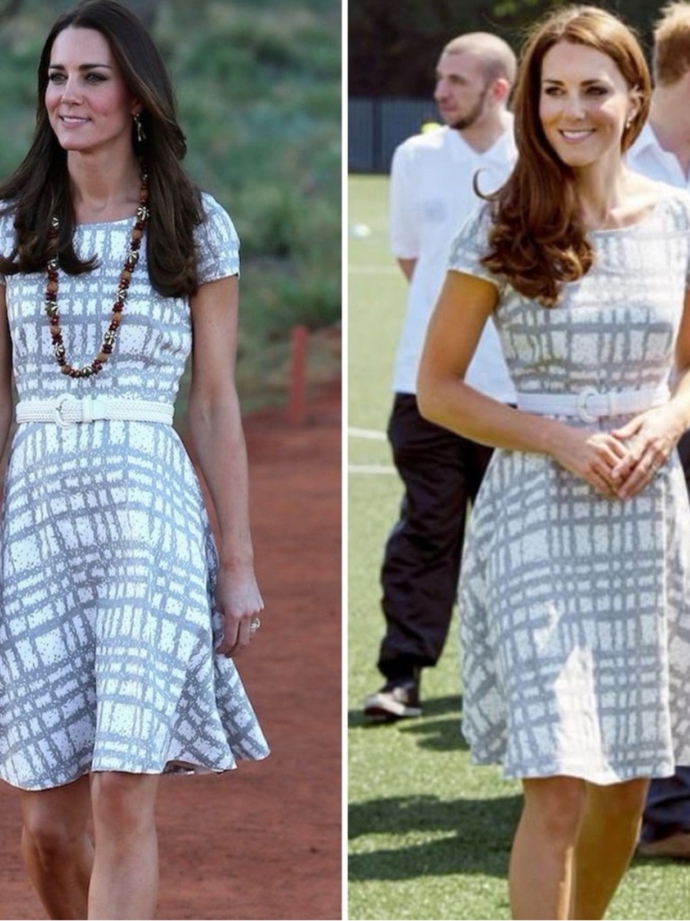 Hobbs London Wessex gray dress aso kate Middleton